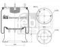 Кожух пневматической рессоры FEBI BILSTEIN 20310 (фото 1)