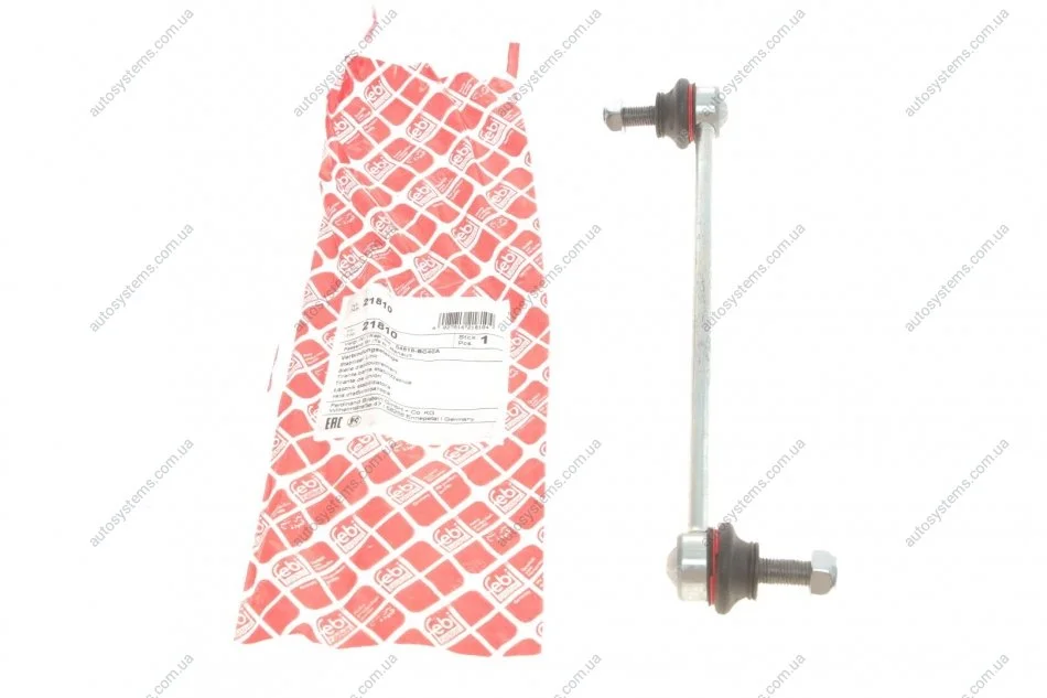 Тяга стабілізатора (переднього) Nissan Micra 1.4/1.6 03- (L=248 мм) FEBI BILSTEIN 21810 (фото 1)