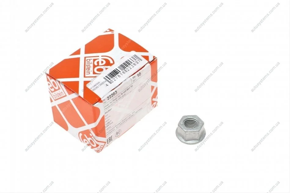 Гайка (M10x1.5) FEBI BILSTEIN 22263 (фото 1)