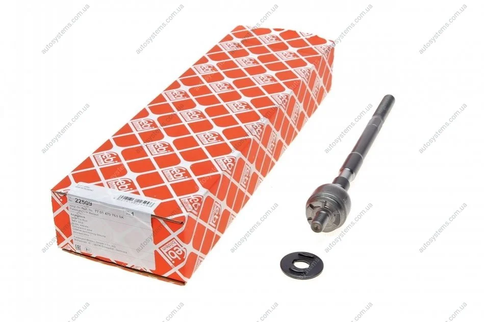 Тяга рульова Renault Kangoo 97- (без ГУ) (L=264mm) FEBI BILSTEIN 22509 (фото 1)