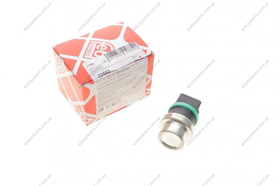 Датчик температури охолоджуючої рідини VW LT 2.4TD/Caddy II 1.9/T4 1.9/2.4D (4 конт.) FEBI BILSTEIN 22882 (фото 1)