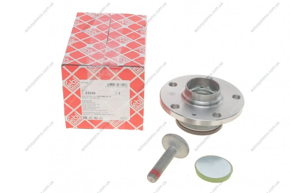 Підшипник маточини (задньої) Skoda Superb/VW Passat 1.4TSI/1.8TSI/2.0TDI 08- FEBI BILSTEIN 23320 (фото 1)