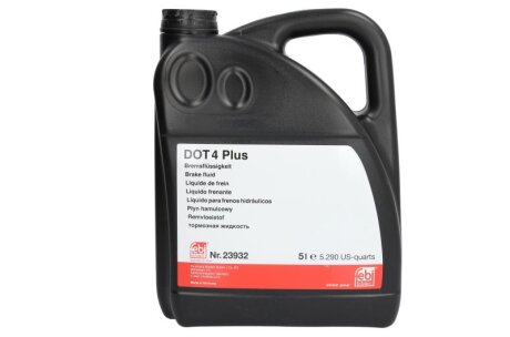 Тормозная жидкость DOT 4+, 5л FEBI BILSTEIN 23932