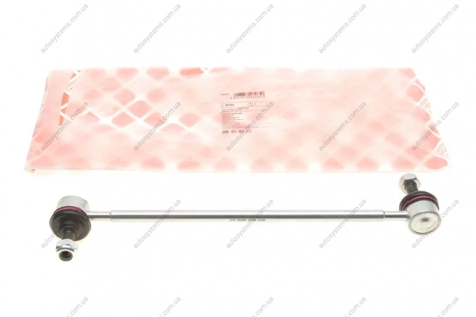 Тяга стабілізатора (переднього) Toyota Camry 01-/Rav 4 II 00- (L=285 мм) FEBI BILSTEIN 26085 (фото 1)