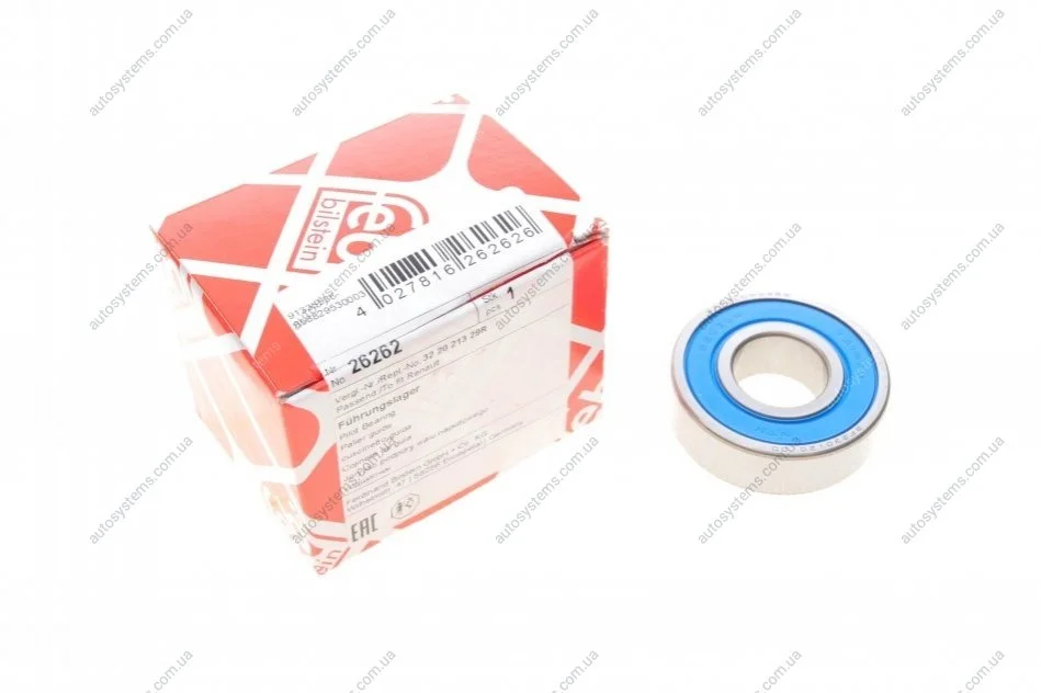 Підшипник колінвалу Renault Master II/III/ Trafic II/Megane II/III 98- (17x40x12) FEBI BILSTEIN 26262 (фото 1)