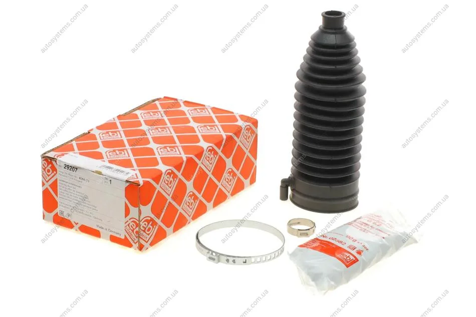Пильник рейки рульової Citroen C4/Peugeot 308/3008 04- (16x59x187mm) (к-кт) FEBI BILSTEIN 29207 (фото 1)