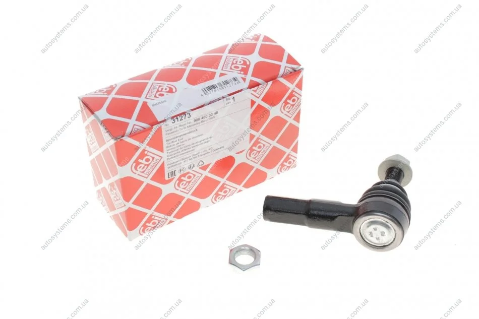 Наконечник тяги рульової MB Sprinter 906/VW Crafter 30-35 2.0TDI/2.5TDI 06- FEBI BILSTEIN 31273 (фото 1)