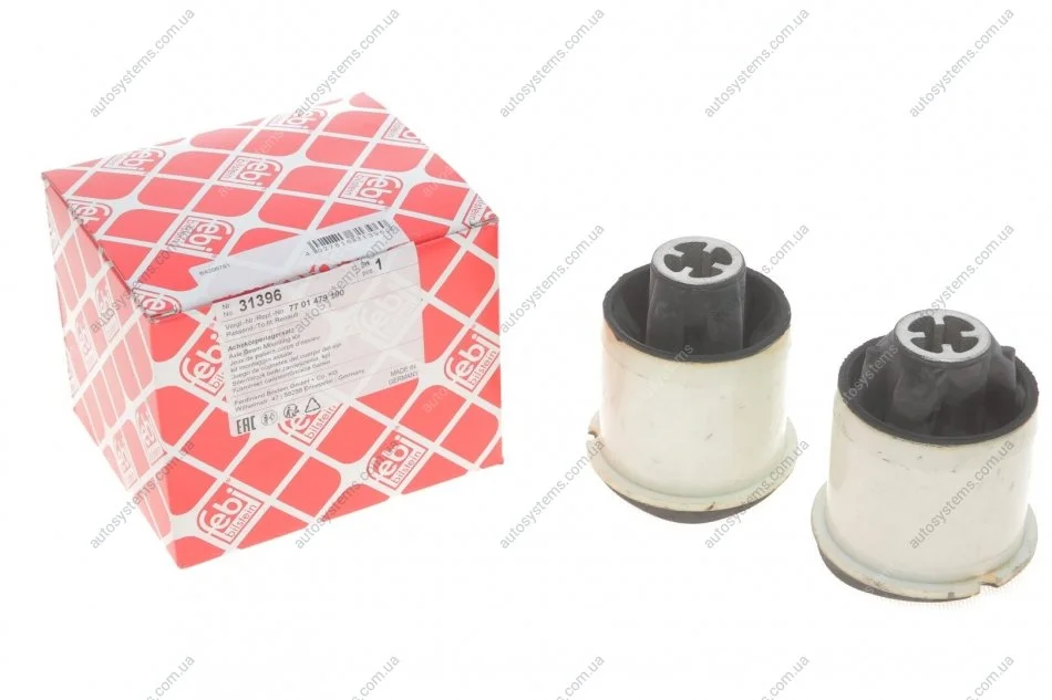 Сайлентблок балки (задньої) Renault Megane II 1.5-2.0 dCi 02-09 (к-кт) FEBI BILSTEIN 31396 (фото 1)