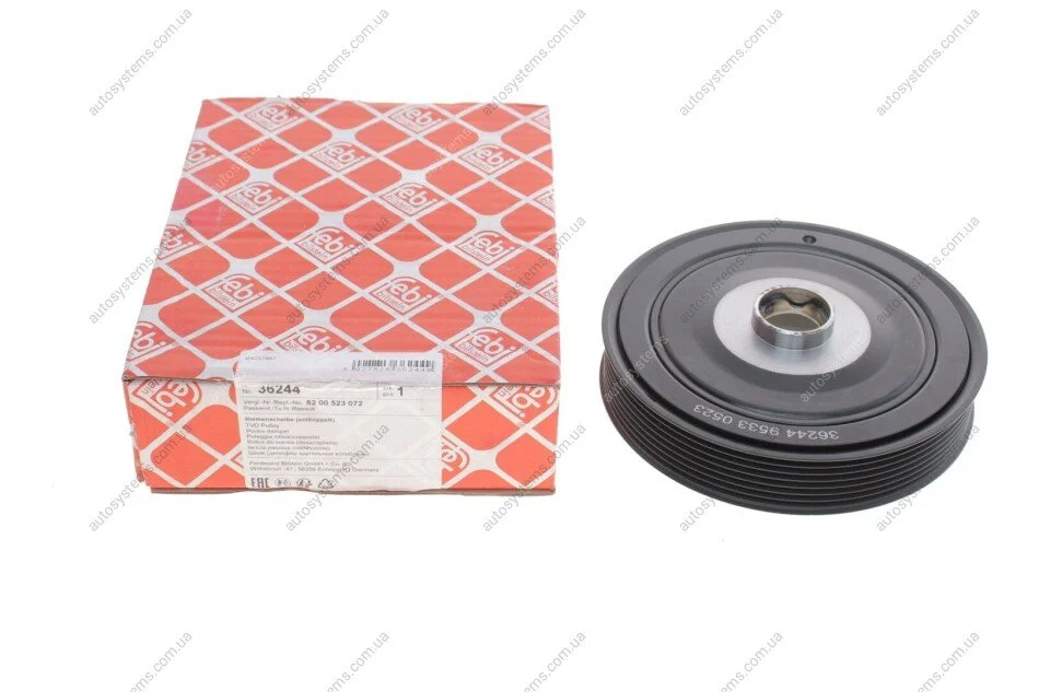 Шків колінвалу Renault Megane/Scenic 1.9dCI 01- (7PK) FEBI BILSTEIN 36244 (фото 1)