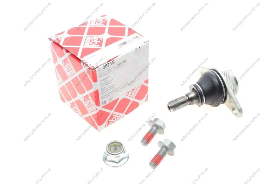 Опора кульова (передня) Volvo S60/V70XC70/XC90 2.0-4.4 97-14 FEBI BILSTEIN 36715 (фото 1)