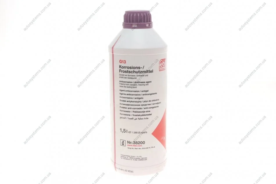 Антифриз-концентрат G13, 1,5л. фіолетовий FEBI BILSTEIN 38200 (фото 1)
