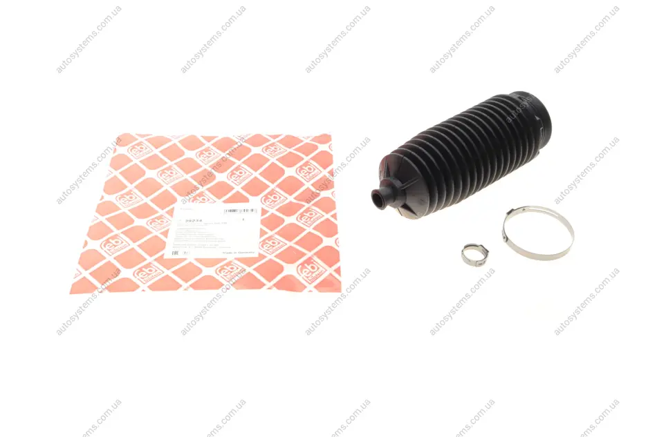 Пильник рейки рульової Dacia Duster 1.5dCi/1.6 10- (14x53x192) FEBI BILSTEIN 39234 (фото 1)