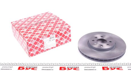Диск гальмівний (передній) Opel Astra H 04- FEBI BILSTEIN 44123