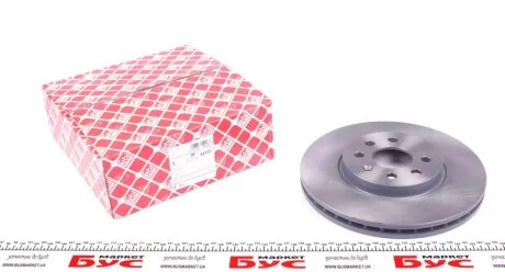 Диск гальмівний (передній) Opel Astra H 04- FEBI BILSTEIN 44123