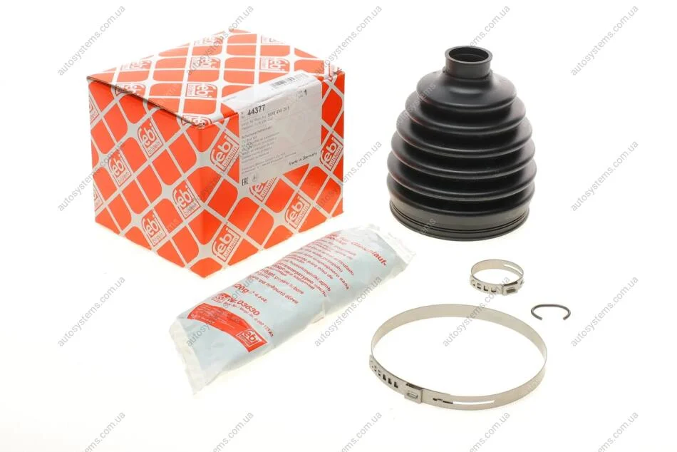 Пильник ШРКШ (зовнішній) VW Caddy III/Golf VI/VII/Audi A3 10- (26x93x116) (к-кт) FEBI BILSTEIN 44377 (фото 1)