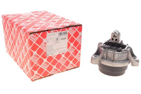 Подушка двигуна (R) BMW 5 (F10)/6 (F12/F13) 3.0i xDrive 10-18 FEBI BILSTEIN 45591