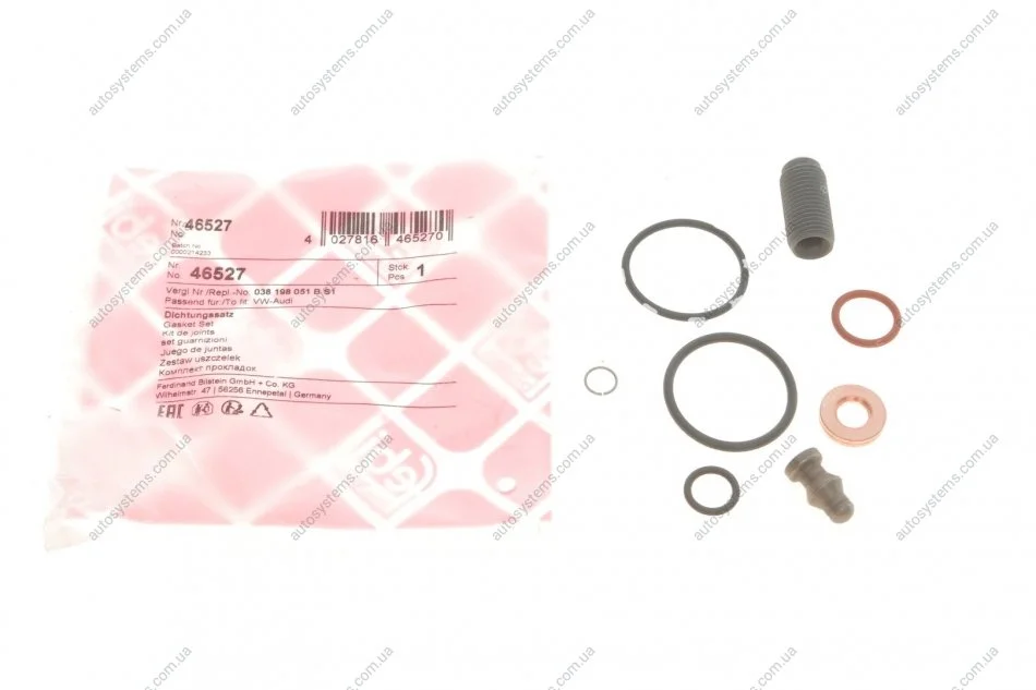 Ремкомплект форсунки VW T5/Caddy 1.9TDI/2.0SDI 03- FEBI BILSTEIN 46527 (фото 1)