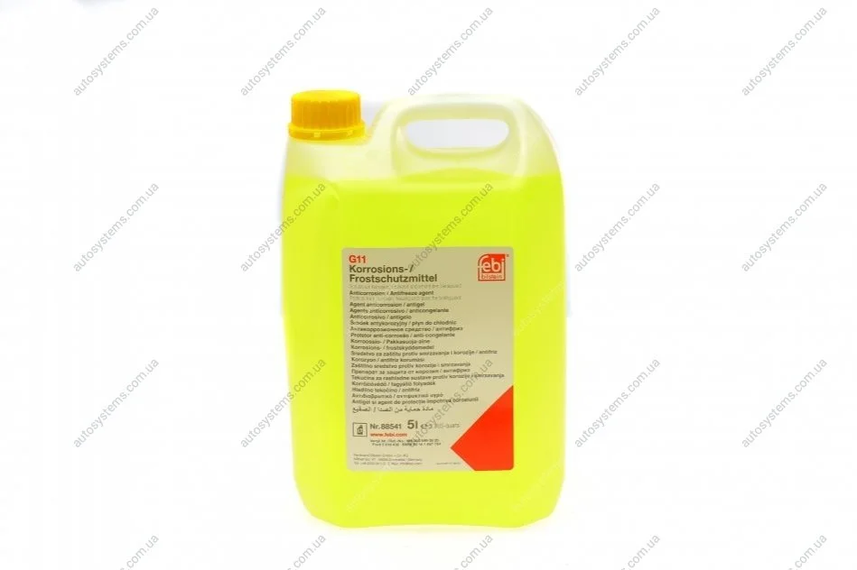 Антифриз-концентрат G11, 5л. жовтий FEBI BILSTEIN 88541 (фото 1)