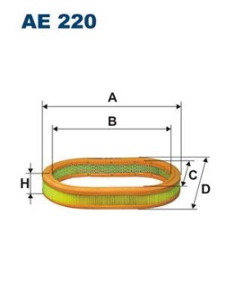 Воздушный фильтр FILTRON AE 220