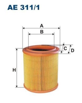 Воздушный фильтр FILTRON AE 311/1