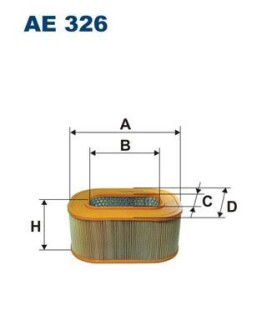 Воздушный фильтр FILTRON AE 326