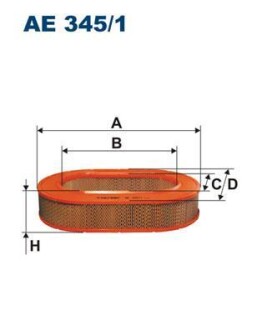Воздушный фильтр FILTRON AE 345/1