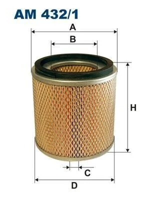 Воздушный фильтр FILTRON AM 432/1 (фото 1)