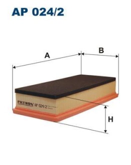 Воздушный фильтр FILTRON AP 024/2