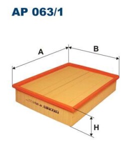 Воздушный фильтр FILTRON AP 063/1