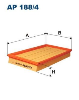 Воздушный фильтр FILTRON AP 188/4