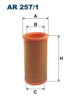 Воздушный фильтр FILTRON AR 257/1