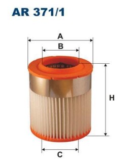 Воздушный фильтр FILTRON AR 371/1