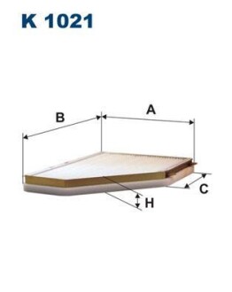 Фильтр салона FILTRON K1021