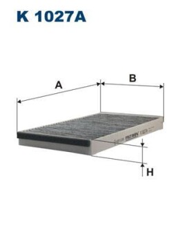 Фильтр салона с активированным углем FILTRON K 1027A