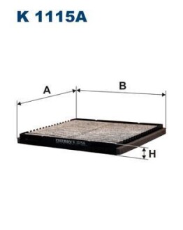 Фильтр салона с активированным углем FILTRON K 1115A