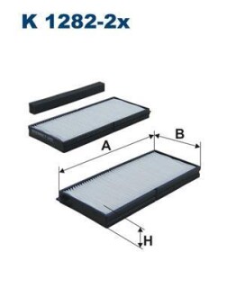 Фильтр салона FILTRON K 1282-2X