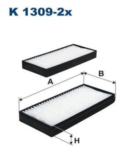 Фильтр салона FILTRON K 1309-2X