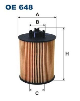 Масляный фильтр FILTRON OE 648