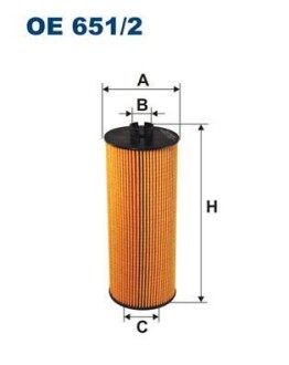 Масляный фильтр FILTRON OE 651/2