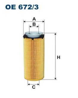 Масляный фильтр FILTRON OE 672/3