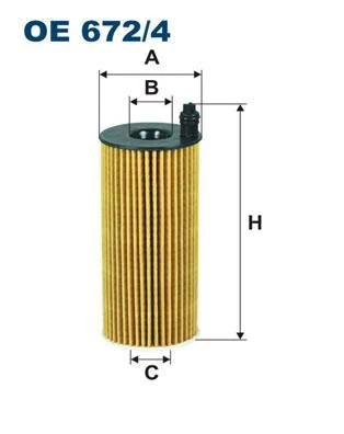 Масляный фильтр FILTRON OE 672/4 (фото 1)