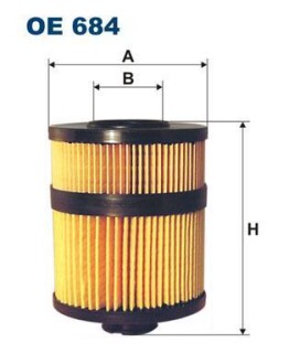 Масляный фильтр FILTRON OE 684