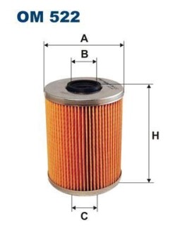 Масляный фильтр FILTRON OM 522