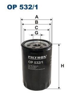 Масляный фильтр FILTRON OP 532/1