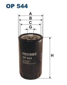 Масляный фильтр FILTRON OP 544