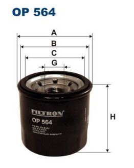 Масляный фильтр FILTRON OP 564