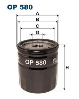 Масляный фильтр FILTRON OP 580