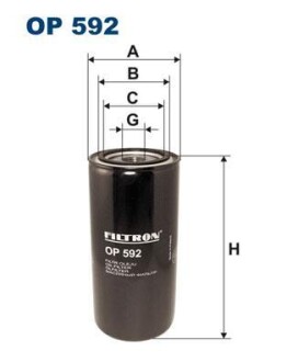 Масляный фильтр FILTRON OP 592