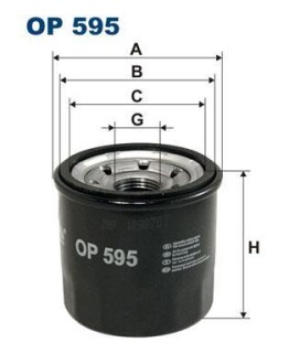 Масляный фильтр FILTRON OP 595