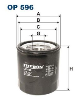 Масляный фильтр FILTRON OP 596